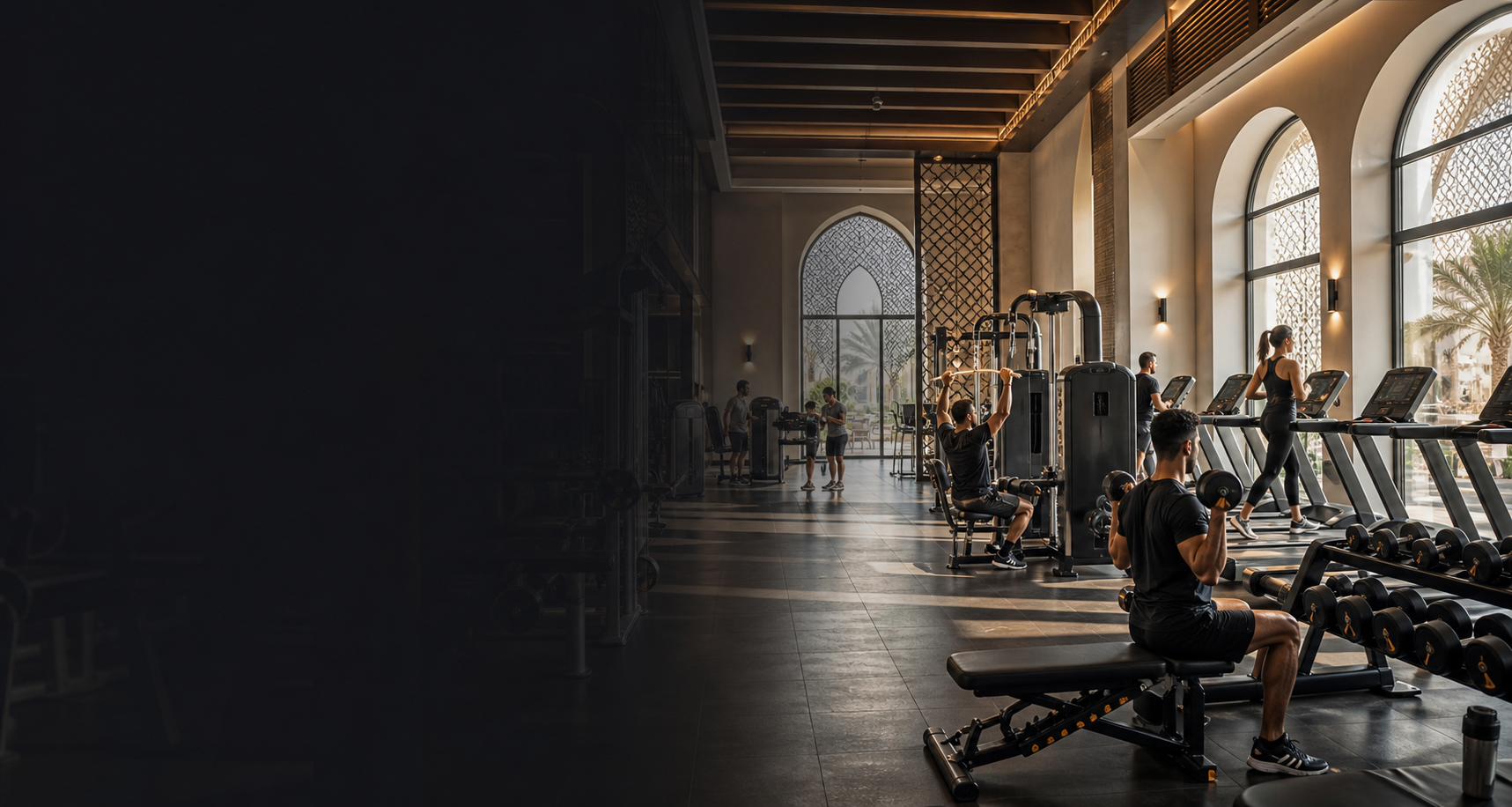 Premium gym interior